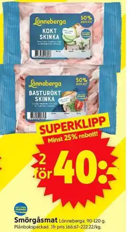 ICA Supermarket Smörgåsmat erbjuda