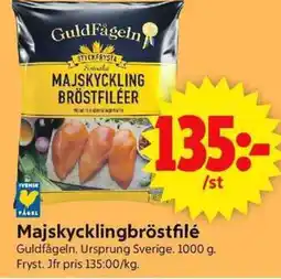 ICA Supermarket Majskycklingbröstfilé Guldfågeln erbjuda