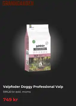 Granngården Valpfoder Doggy Professional Valp erbjuda