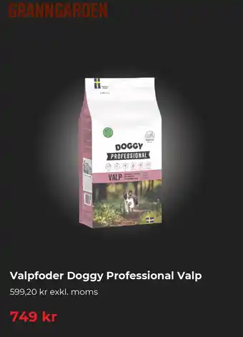 Granngården Valpfoder Doggy Professional Valp erbjuda