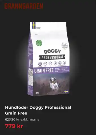 Granngården Hundfoder Doggy Professional Grain Free erbjuda