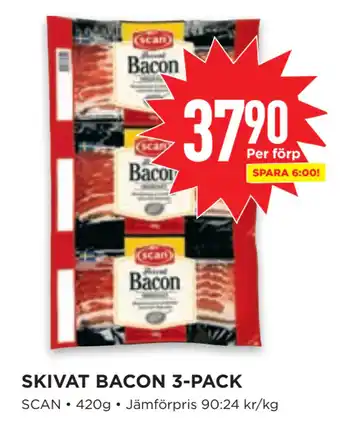 Willys Hemma SKIVAT BACON 3-PACK erbjuda