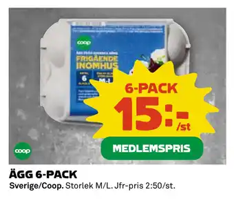 Coop ÄGG 6-PACK erbjuda