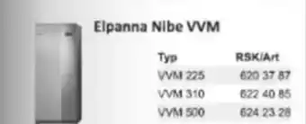 Rinkaby Rör Elpanna Nibe VVM erbjuda