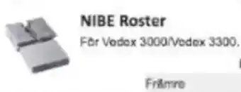 Rinkaby Rör NIBE Roster erbjuda