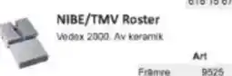 Rinkaby Rör NIBE/TMV Roster erbjuda