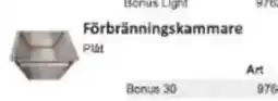 Rinkaby Rör Förbränningskammare erbjuda