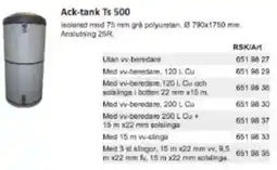 Rinkaby Rör Ack-tank Ts 500 erbjuda