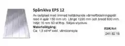 Rinkaby Rör Spårskiva EPS 12 erbjuda