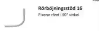 Rinkaby Rör Rörböjningsstöd 16 erbjuda