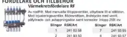 Rinkaby Rör Värmekretsfördelare RF erbjuda