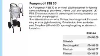 Rinkaby Rör Pumpmobil FSB 30 erbjuda