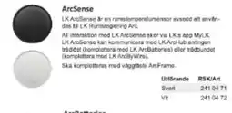 Rinkaby Rör ArcSense erbjuda