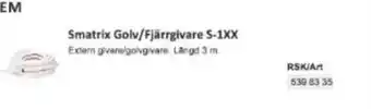 Rinkaby Rör Smatrix Golv/Fjärrgivare S-1XX Extern givare/govgivare. Längd 3 m. erbjuda