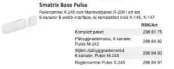 Rinkaby Rör Smatrix Base Pulse erbjuda