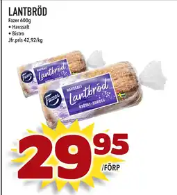 Supergrossen LANTBRÖD erbjuda