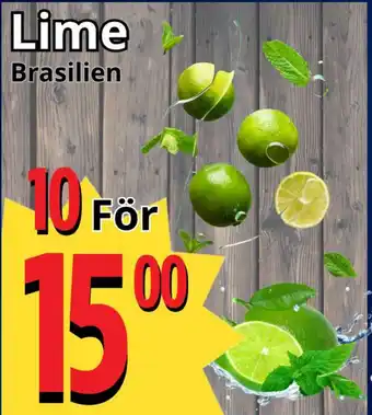 Supergrossen Lime erbjuda