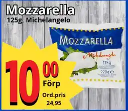 Supergrossen Mozzarella erbjuda