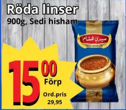 Supergrossen Röda linser 900g, Sedi hisham erbjuda