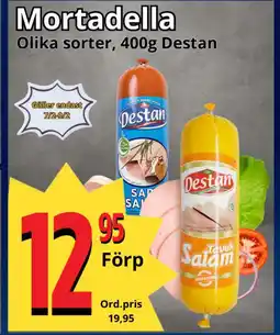 Supergrossen Mortadella erbjuda