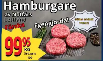 Supergrossen Hamburgare erbjuda