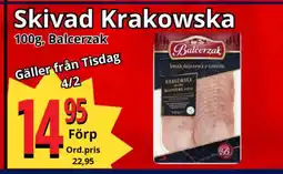 Supergrossen Skivad Krakowska Balcerzak erbjuda