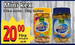 Supergrossen Mini kex erbjuda