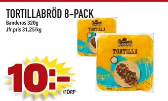 Supergrossen TORTILLABRÖD 8-PACK erbjuda