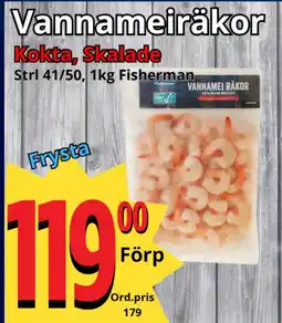 Supergrossen Vannameiräkor erbjuda