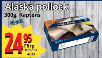 Supergrossen Alaska pollock erbjuda