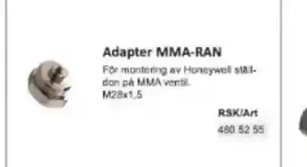 Rinkaby Rör Adapter MMA-RAN erbjuda