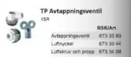 Rinkaby Rör TP Avtappningsventil erbjuda