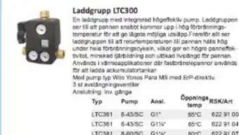 Rinkaby Rör Laddgrupp LTC300 erbjuda