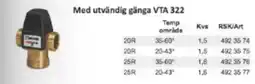 Rinkaby Rör Med utvändig gänga VTA 322 erbjuda