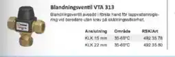 Rinkaby Rör Blandningsventil VTA 313 erbjuda