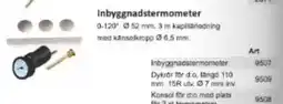 Rinkaby Rör Inbyggnadstermometer erbjuda