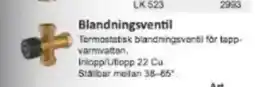 Rinkaby Rör Blandningsventil erbjuda