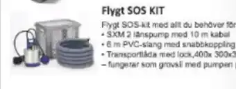 Rinkaby Rör Flygt SOS KIT erbjuda