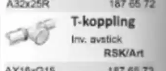 Rinkaby Rör T-koppling erbjuda