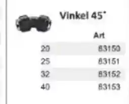 Rinkaby Rör Vinkel 45* erbjuda