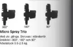 Rinkaby Rör Micro Spray Trio erbjuda