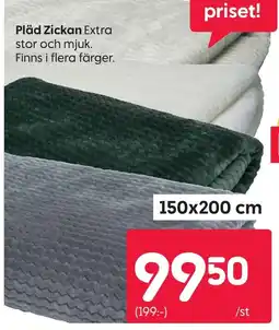 Rusta Pläd Zickan erbjuda