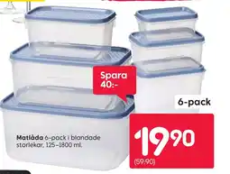 Rusta Matlåda erbjuda