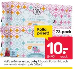 Rusta NOFO tvättservetter, baby erbjuda
