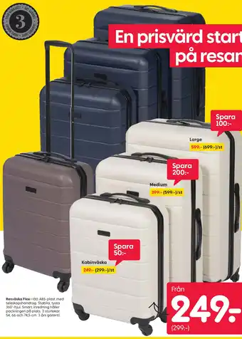 Rusta Resväska Flex erbjuda