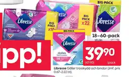 Rusta Libresse erbjuda