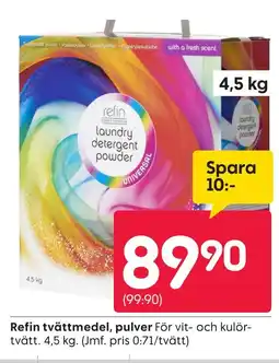 Rusta Refin tvättmedel, pulver erbjuda