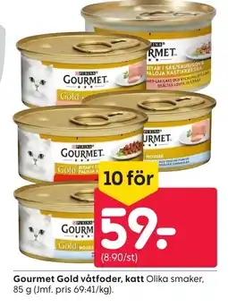 Rusta Gourmet Gold våtfoder, katt erbjuda