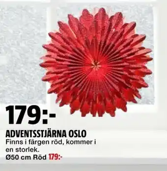 Adventsstjärna Oslo Ø50 cm