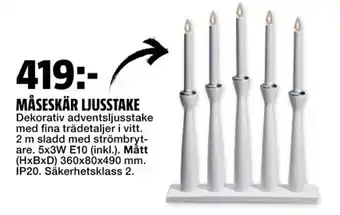 Bauhaus Måseskär Ljusstake erbjuda
